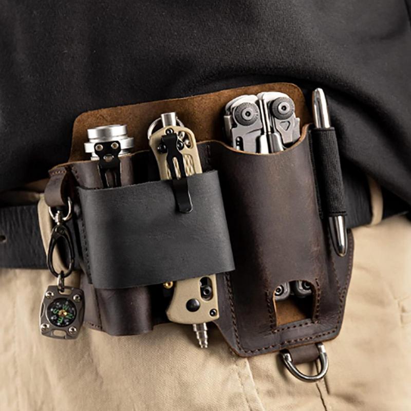 Edc Able Carry - Men Leather EDCs Organizer Sheath EDCs