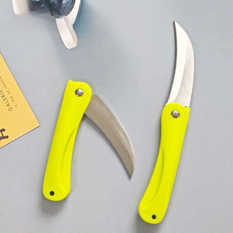 Pocket Knife Ceramic - 1pcs Foldable Curved Fruit Knife Portable