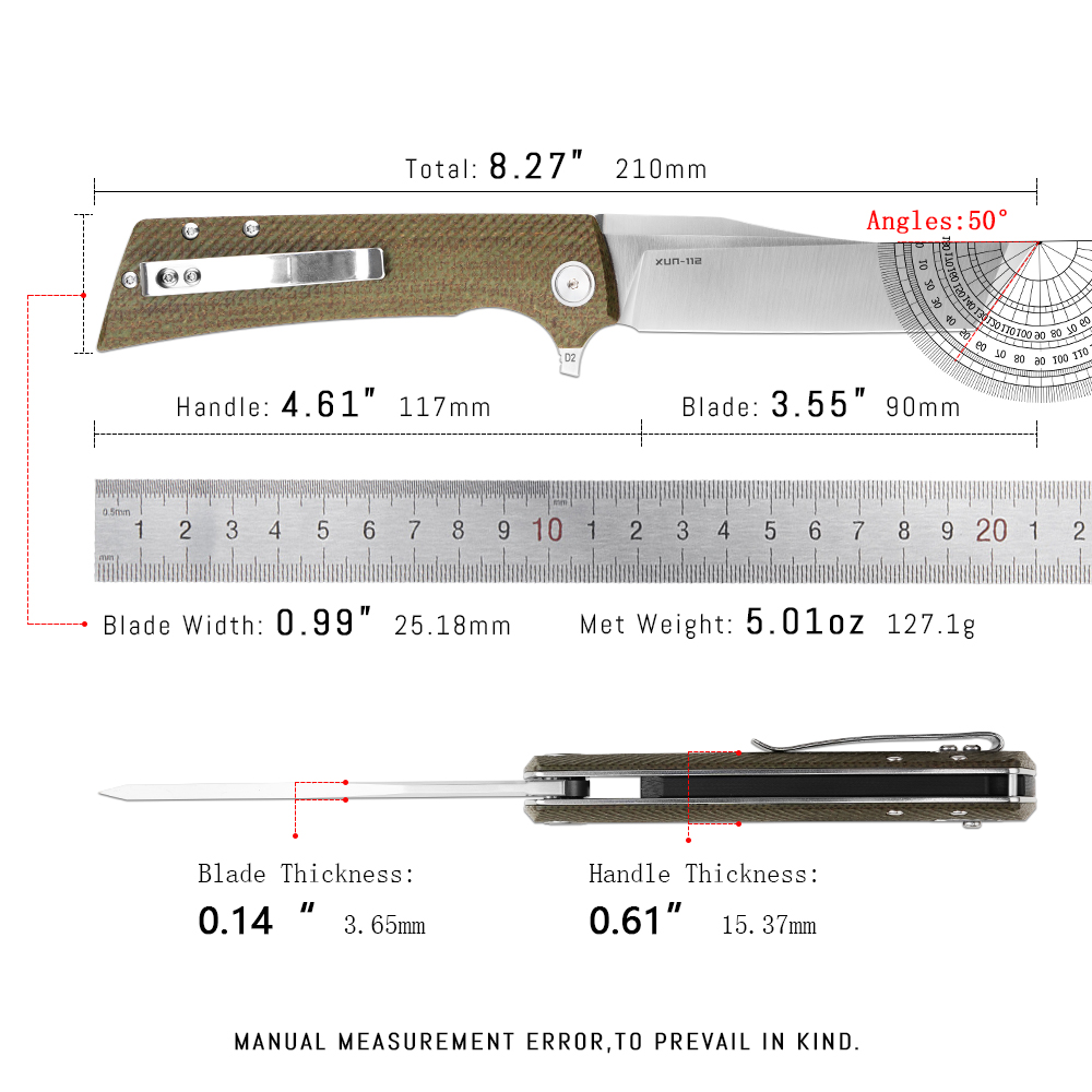 Shooziz XUN112 EDC Folding Kni - Edc Carry Clip review and price