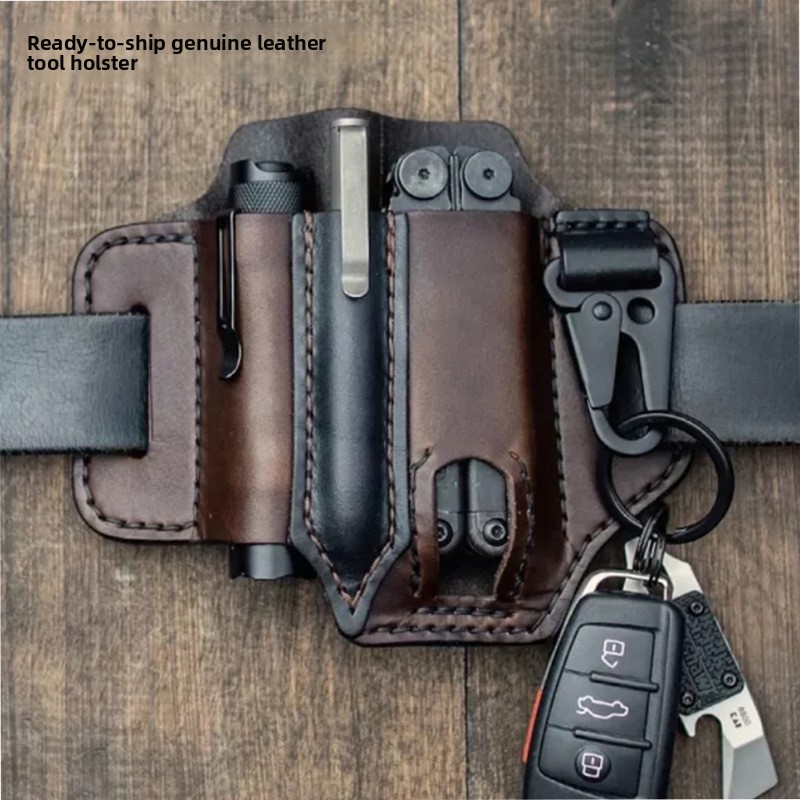 Leather EDC Tool Pouch Outdoor - Edc Carry Fanny Pack review and price