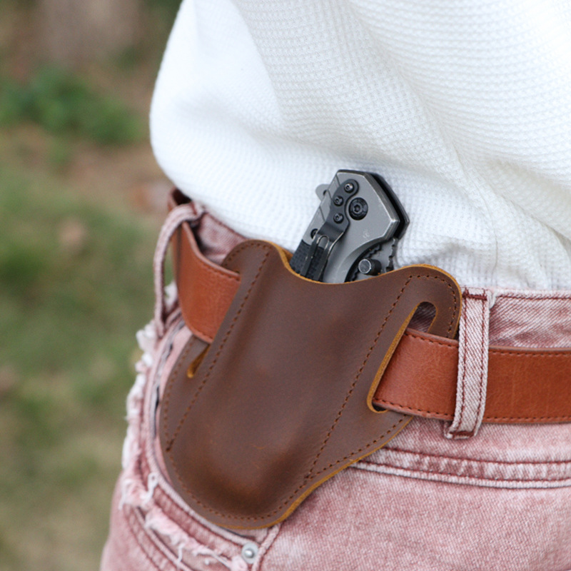 Leather EDC Tool Pouch Outdoor - Edc Carry Fanny Pack review and price