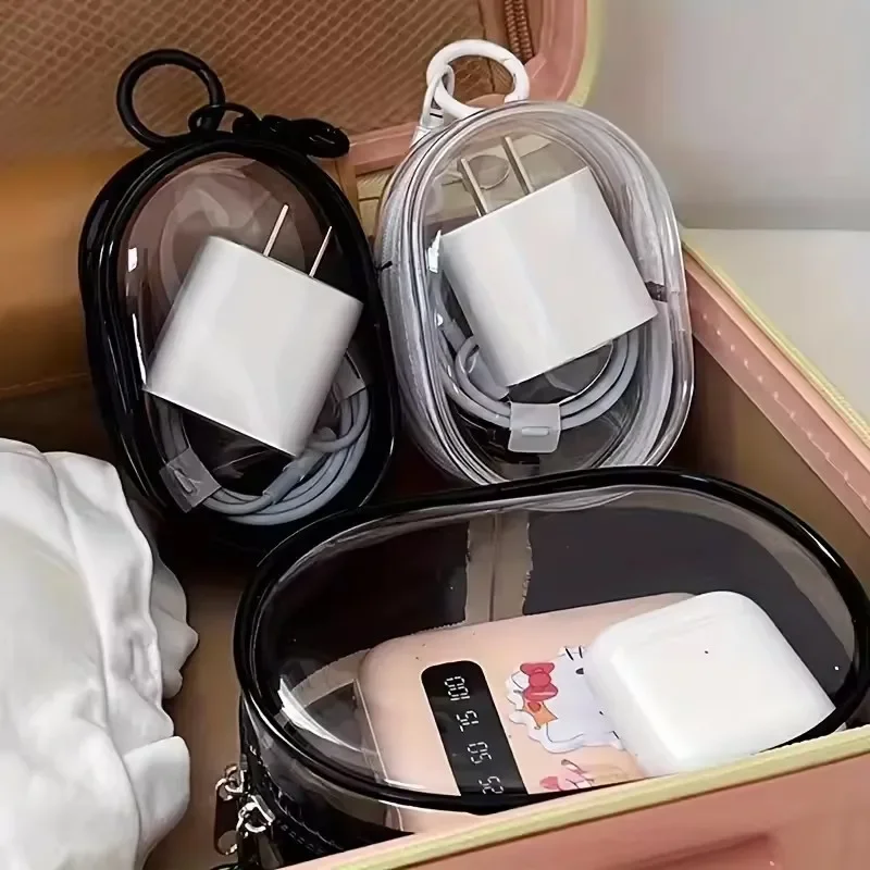 Portable Mini Clear Zipper Sto - Cable Winder Keychain review and price