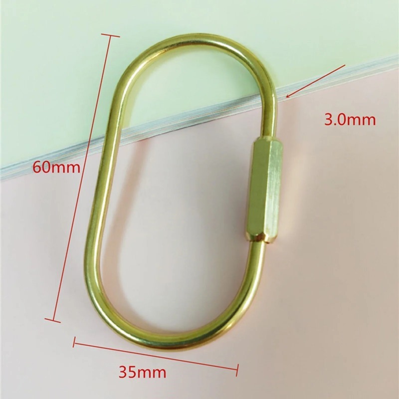 Solid Brass Screw Keychain D-S - Edc Car Carry review and price