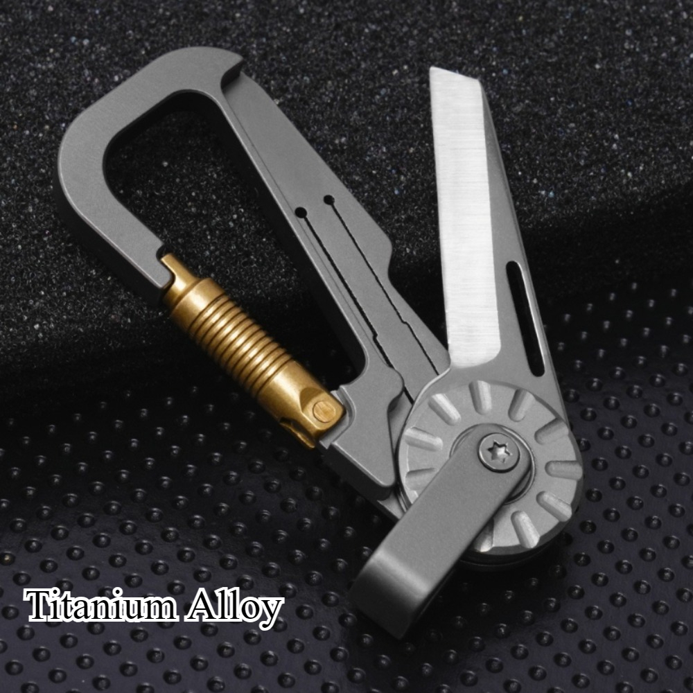 New Mini Titanium Alloy Keycha - Edc Car Carry review and price