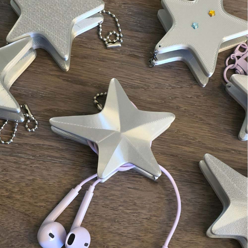3D Star Cable Winder – Y2K Cut - Cable Winder Keychain review and price