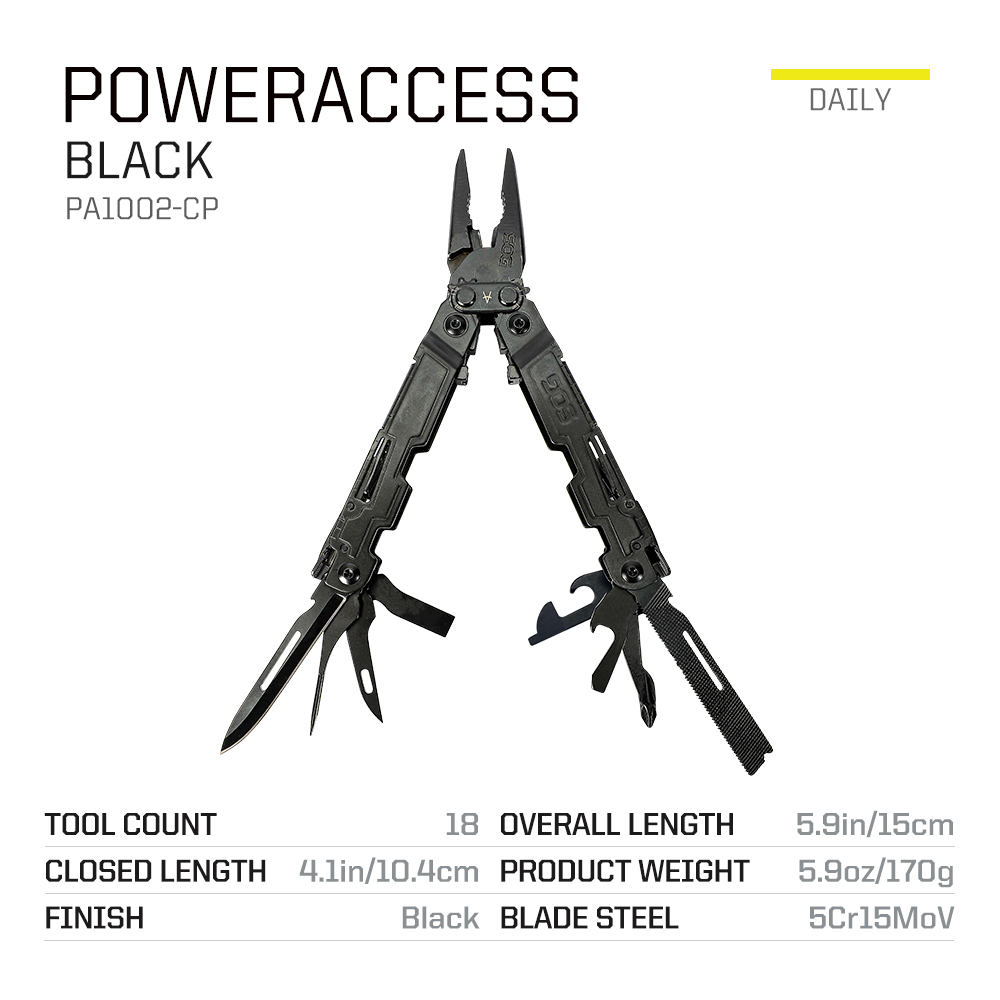 SOG PowerAccess 18 in 1 Pocket - Edc Carry Clip review and price