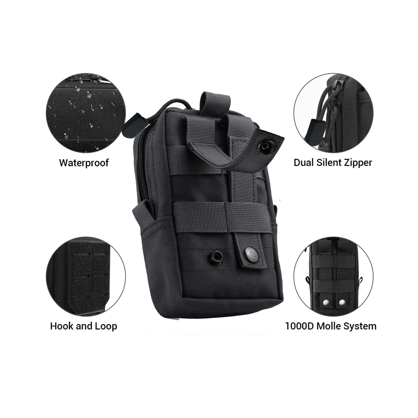 Tactical Molle Pouch Waist Bag - Edc Carry Fanny Pack review and price