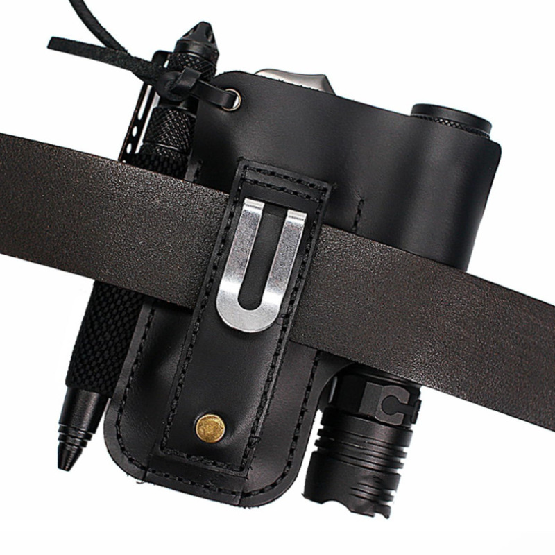 EDC Leather Flashlight Tool Ho - Edc Carry Fanny Pack review and price
