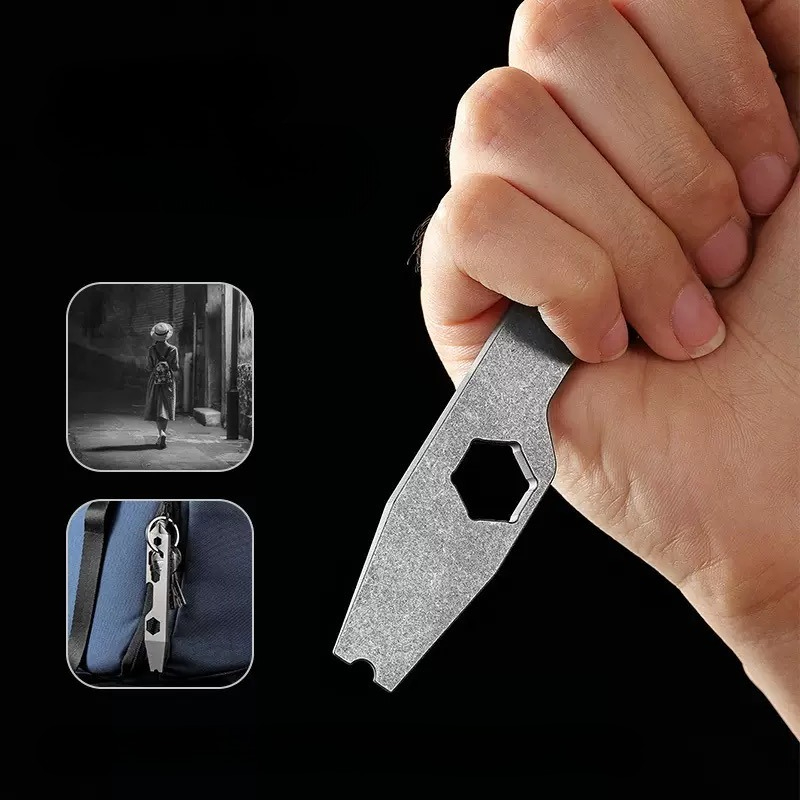 Titanium Alloy Mini Outdoor Mu - Titanium Pry Bar review and price