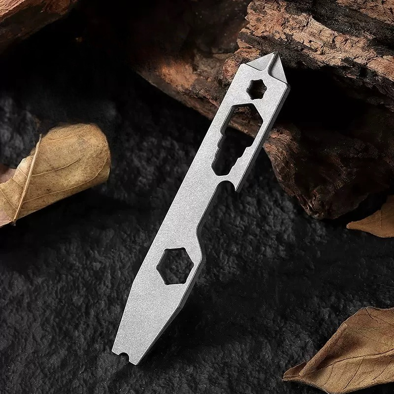 Titanium Alloy Mini Outdoor Mu - Titanium Pry Bar review and price