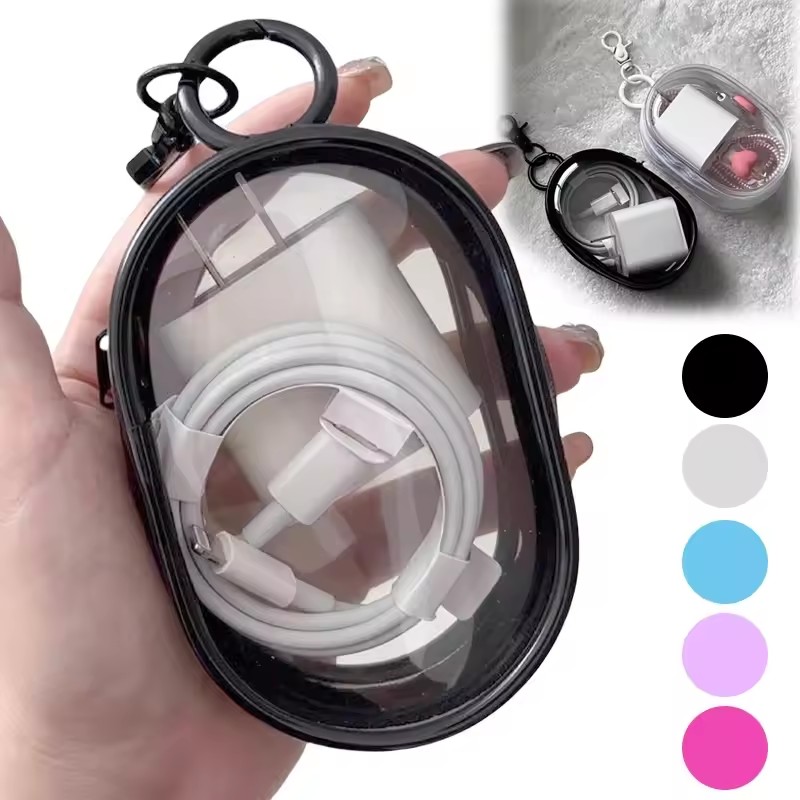 Multifunctional Clear Data Cab - Cable Winder Keychain review and price