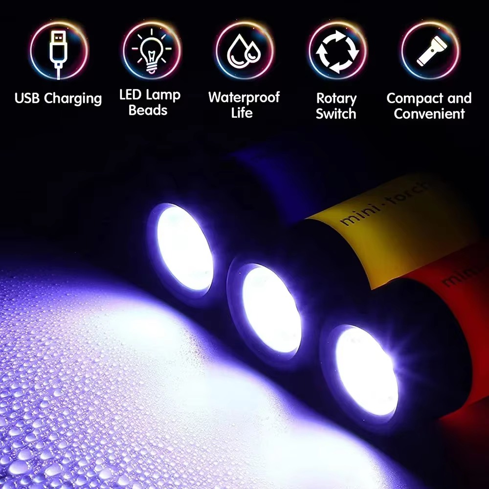 Mini Flashlight Keychain USB R - Edc Car Carry review and price