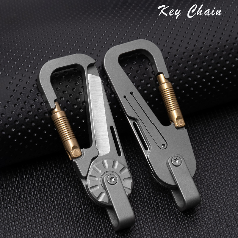 Titanium Alloy EDC Keychain Wi - Edc Car Carry review and price