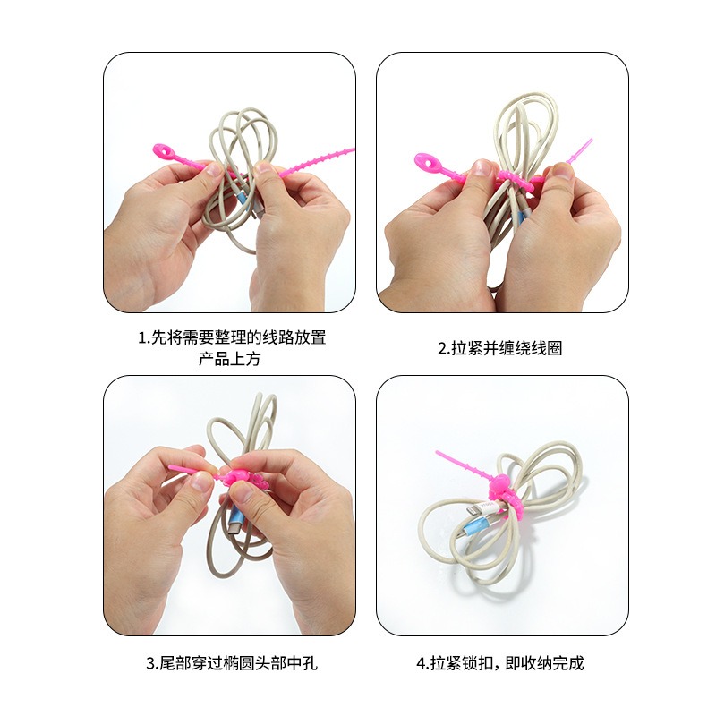 random color5pcs Multifunction - Cable Winder Keychain review and price