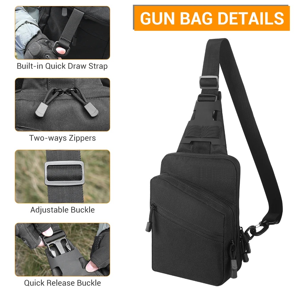 Tactical Pistol Gun Bag Concea - Edc Concealed Carry Holster review and price