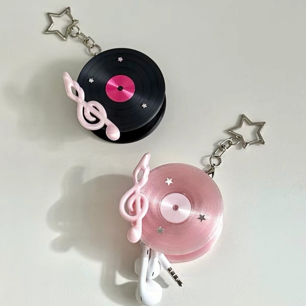 Y2K Vinyl Record Keychain Star - Cable Winder Keychain review and price