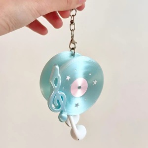 Kawaii Record Cable Organizer  - Cable Winder Keychain review and price