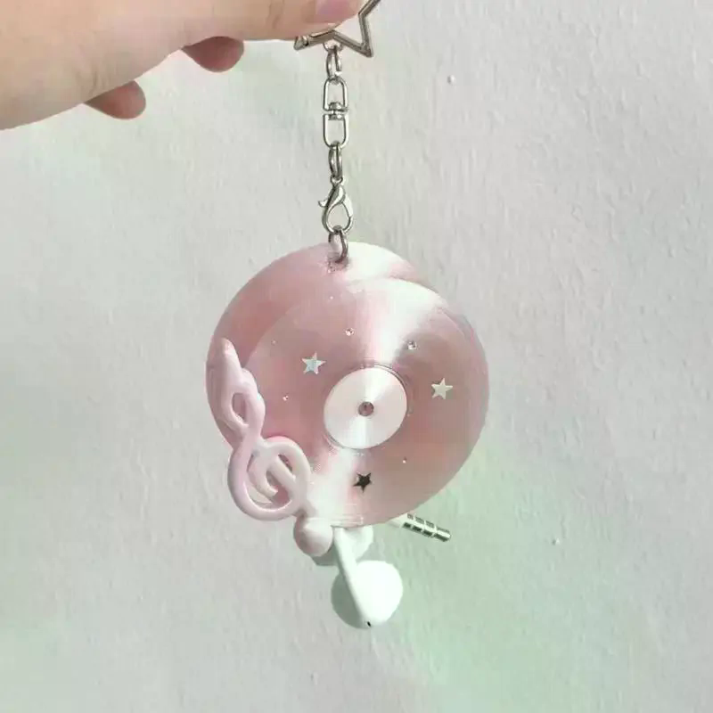 Y2K Vintage Record Shaped Earp - Cable Winder Keychain review and price